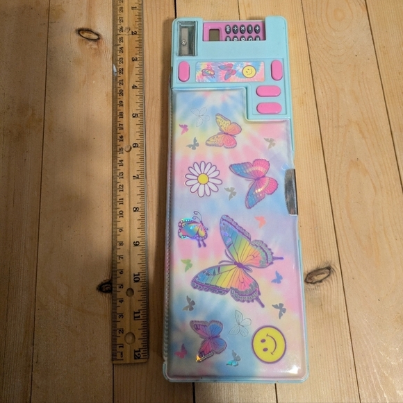 no bran Other - Colorful Butterfly Pencil Case